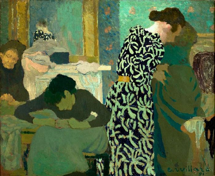 Edouard Vuillard The Flowered Dress china oil painting image